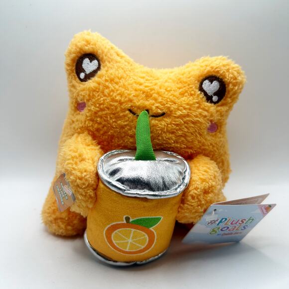 Plush Goals by Cuddle Barn 6'' Orange Soda Wawa Plush Toy | New With Tags - Picture 1 of 6